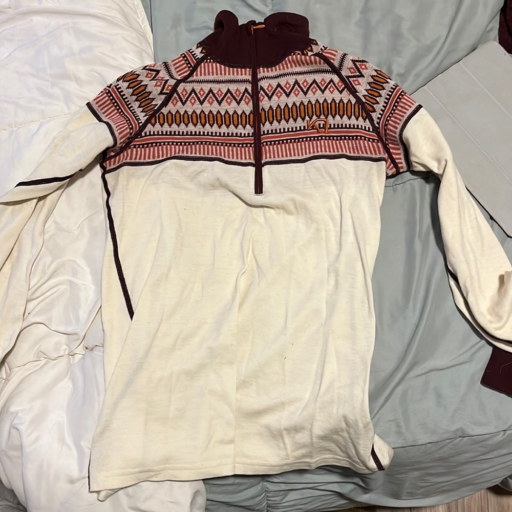 KARI TRAA wool base layer Nordic print